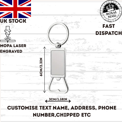 Custom BOTTLE OPENER wedding birthday new baby sublimated your image