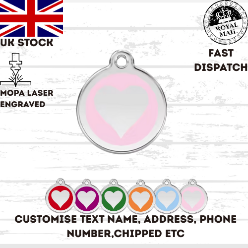 Engraved Dog Tag Personalised ID Tags Name Disc Pet Cat Tags Animal Cat Collar