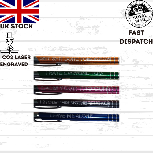 INSPERATIONAL funny quotes pen set, gift set, funny, Christmas, office, business