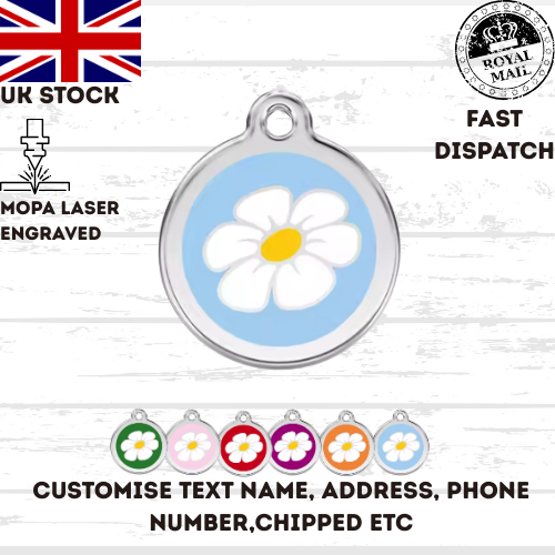 Engraved Dog Tag Personalised ID Tags Name Disc Pet Cat Tags Animal Cat Collar