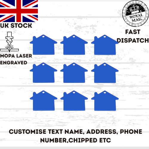 Engraved Dog Tag Personalised ID Tags Name HOME Pet Cat Tags Animal Cat Collar