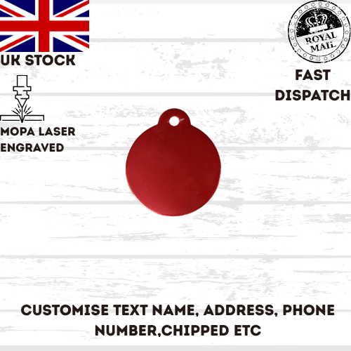 Engraved Dog Tag Personalised ID Tags Name Disc Pet Cat Tags Animal Cat Collar