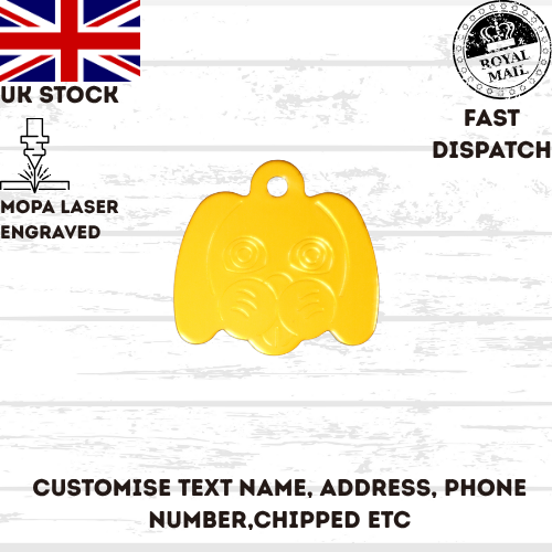 Engraved Dog Tag Personalised ID Tags Name Disc Pet Cat Tags Animal Cat Collar