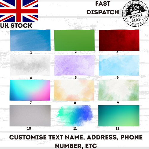 Medical Awareness Disability CARD ONLY Printed Hard Plastic Card see options