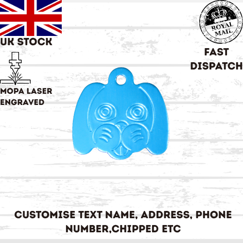 Engraved Dog Tag Personalised ID Tags Name Disc Pet Cat Tags Animal Cat Collar