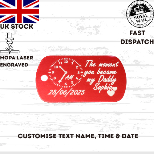 New Baby Keyring The moment you became my ...... keyring and wallet card options