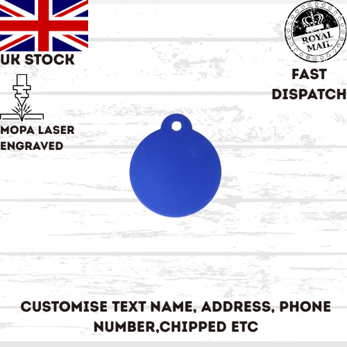 Engraved Dog Tag Personalised ID Tags Name Disc Pet Cat Tags Animal Cat Collar
