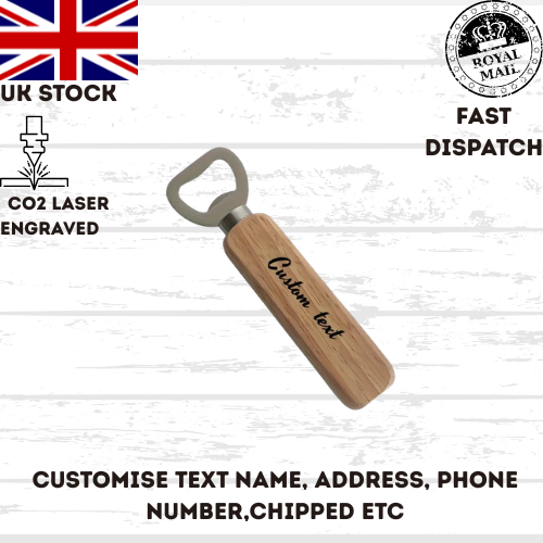 Custom BOTTLE OPENER wedding birthday new baby sublimated your image