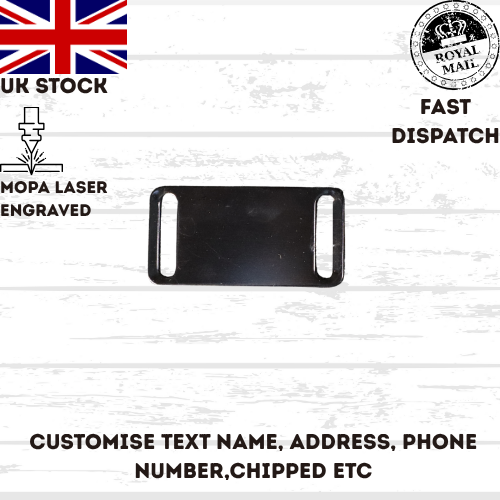 Engraved Dog Tag Personalised ID Tags Name BAR Pet Cat Tags Animal Cat Collar