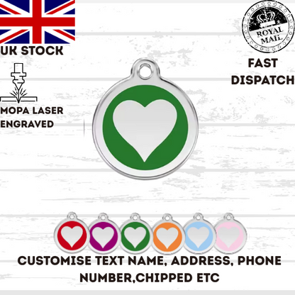 Engraved Dog Tag Personalised ID Tags Name Disc Pet Cat Tags Animal Cat Collar