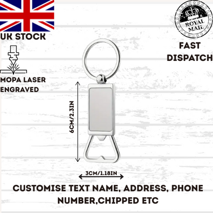 Custom BOTTLE OPENER wedding birthday new baby sublimated your image