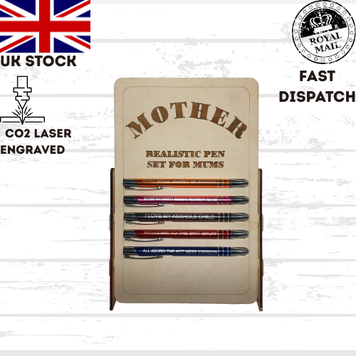 MOTHER funny quotes pen set, gift set, funny, Christmas, office, business