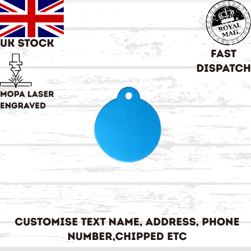 Engraved Dog Tag Personalised ID Tags Name Disc Pet Cat Tags Animal Cat Collar