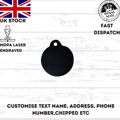 Engraved Dog Tag Personalised ID Tags Name Disc Pet Cat Tags Animal Cat Collar