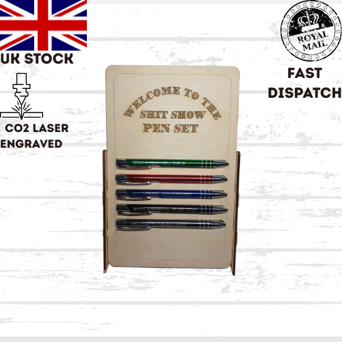 SH*T SHOW funny quotes pen set, gift set, funny, Christmas, office, business