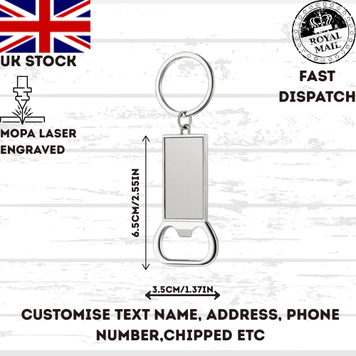 Custom BOTTLE OPENER wedding birthday new baby sublimated your image