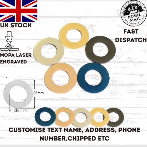 Engraved Dog Tag Personalised ID Tags Name Disc Pet Cat Tags Animal Cat Collar