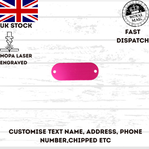 Engraved Dog Tag Personalised ID Tags Name BAR Pet Cat Tags Animal Cat Collar