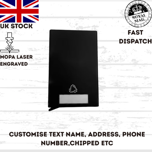 RFID Blocking Wallet Custom Logo or Text Protector Debit Credit Contactless UK