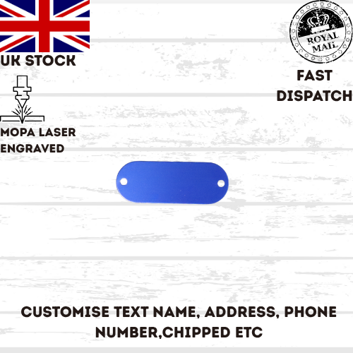 Engraved Dog Tag Personalised ID Tags Name BAR Pet Cat Tags Animal Cat Collar