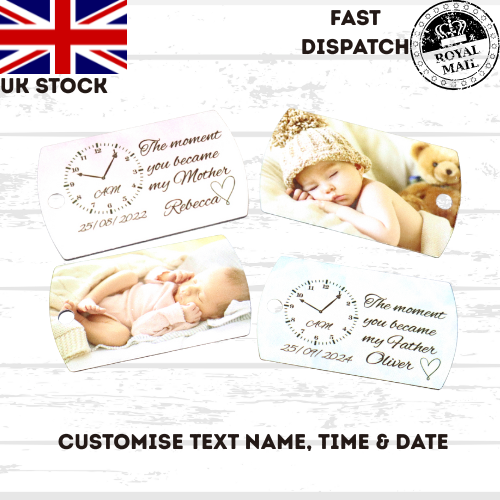 The moment you became my SISTER keychain and wallet card options FREE GIFT BAG