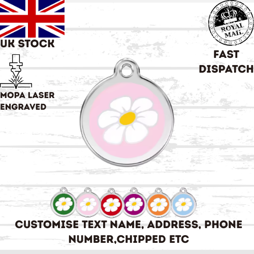 Engraved Dog Tag Personalised ID Tags Name Disc Pet Cat Tags Animal Cat Collar
