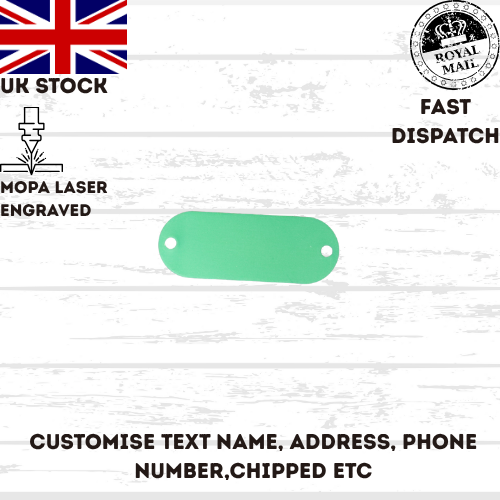 Engraved Dog Tag Personalised ID Tags Name BAR Pet Cat Tags Animal Cat Collar