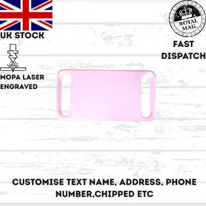 Engraved Dog Tag Personalised ID Tags Name BAR Pet Cat Tags Animal Cat Collar