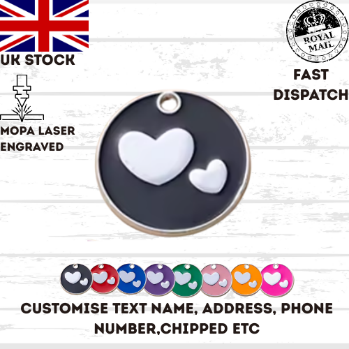 Engraved Dog Tag Personalised ID Tags Name Disc Pet Cat Tags Animal Cat Collar