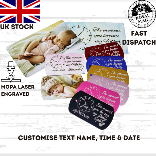The moment you became my UNCLE keychain and wallet card options FREE GIFT BAG