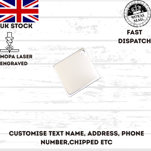 Stainless Steel Mixed Shape Tag Pendants Personlised dog cat other UK stock