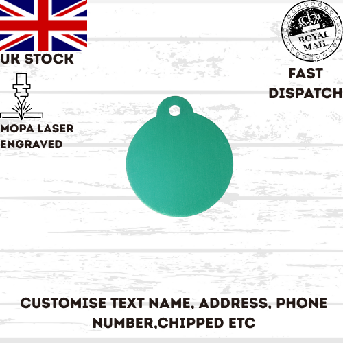 Engraved Dog Tag Personalised ID Tags Name Disc Pet Cat Tags Animal Cat Collar