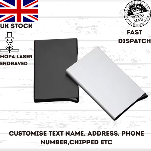 RFID Card Sleeve x4 Wallet Blocking Protector Debit Credit Contactless UK