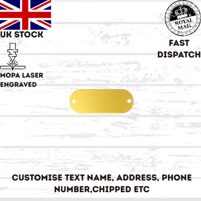 Engraved Dog Tag Personalised ID Tags Name BAR Pet Cat Tags Animal Cat Collar