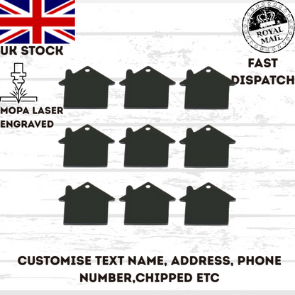 Engraved Dog Tag Personalised ID Tags Name HOME Pet Cat Tags Animal Cat Collar