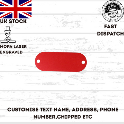 Engraved Dog Tag Personalised ID Tags Name BAR Pet Cat Tags Animal Cat Collar