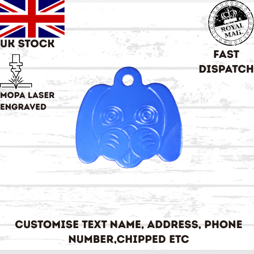 Engraved Dog Tag Personalised ID Tags Name Disc Pet Cat Tags Animal Cat Collar