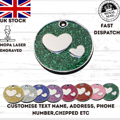 Engraved Dog Tag Personalised ID Tags Name Disc Pet Cat Tags Animal Cat Collar