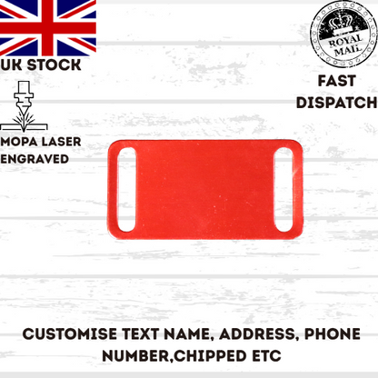 Engraved Dog Tag Personalised ID Tags Name BAR Pet Cat Tags Animal Cat Collar