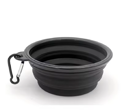 Collapsible Dog Cat Pet Bowls Food Water Feeding Silicone Portable