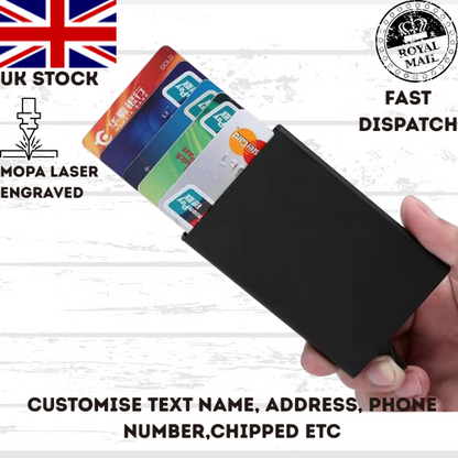 RFID Card Sleeve x4 Wallet Blocking Protector Debit Credit Contactless UK