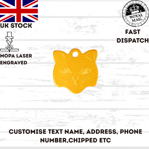 Engraved Dog Tag Personalised ID Tags Name Disc Pet Cat Tags Animal Cat Collar