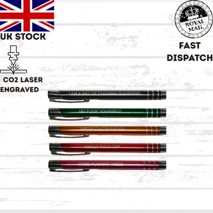 NO MORE FUC*S funny quotes pen set, gift set, funny, Christmas, office, business