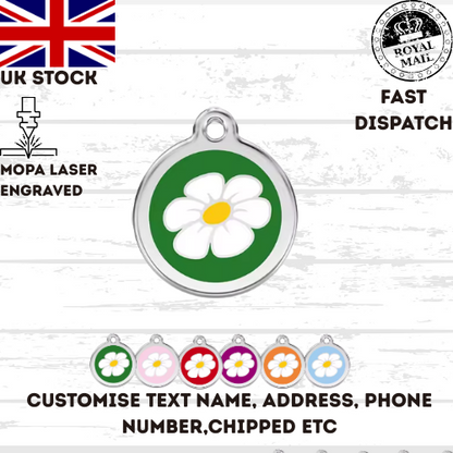 Engraved Dog Tag Personalised ID Tags Name Disc Pet Cat Tags Animal Cat Collar