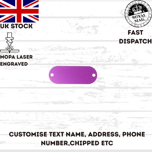 Engraved Dog Tag Personalised ID Tags Name BAR Pet Cat Tags Animal Cat Collar