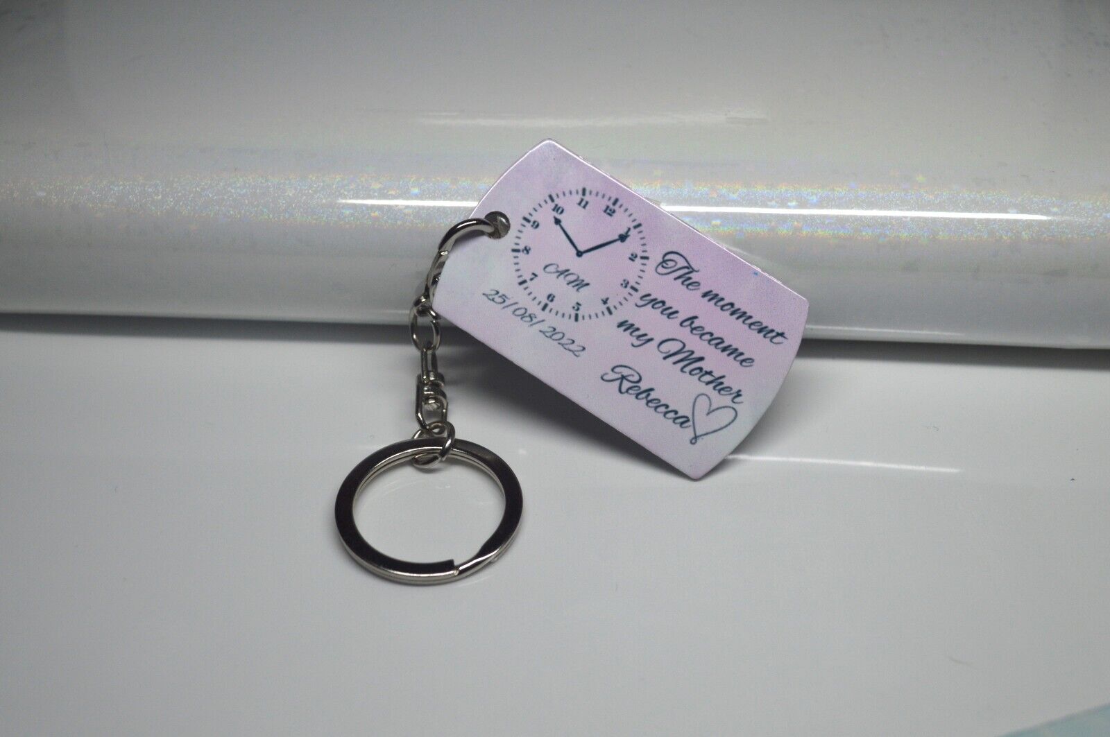 The moment you became my MUM keychain and wallet card options FREE POSTAGE