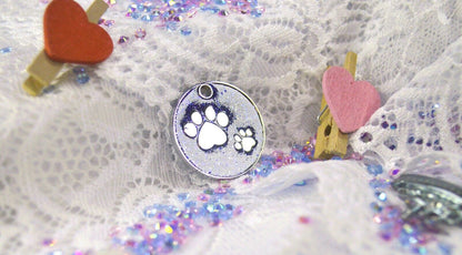 SIBERIAN Cat Tag Pet Personalised Your Own Photo Round