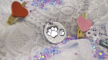 PUG TAG Dog Pet Personalised Your Own Photo Round