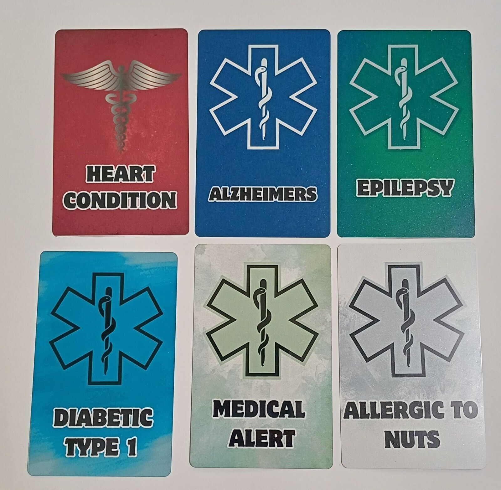 Medical Alert Card "HEART CONDITION" UK STOCK Free Lanyard & Holder