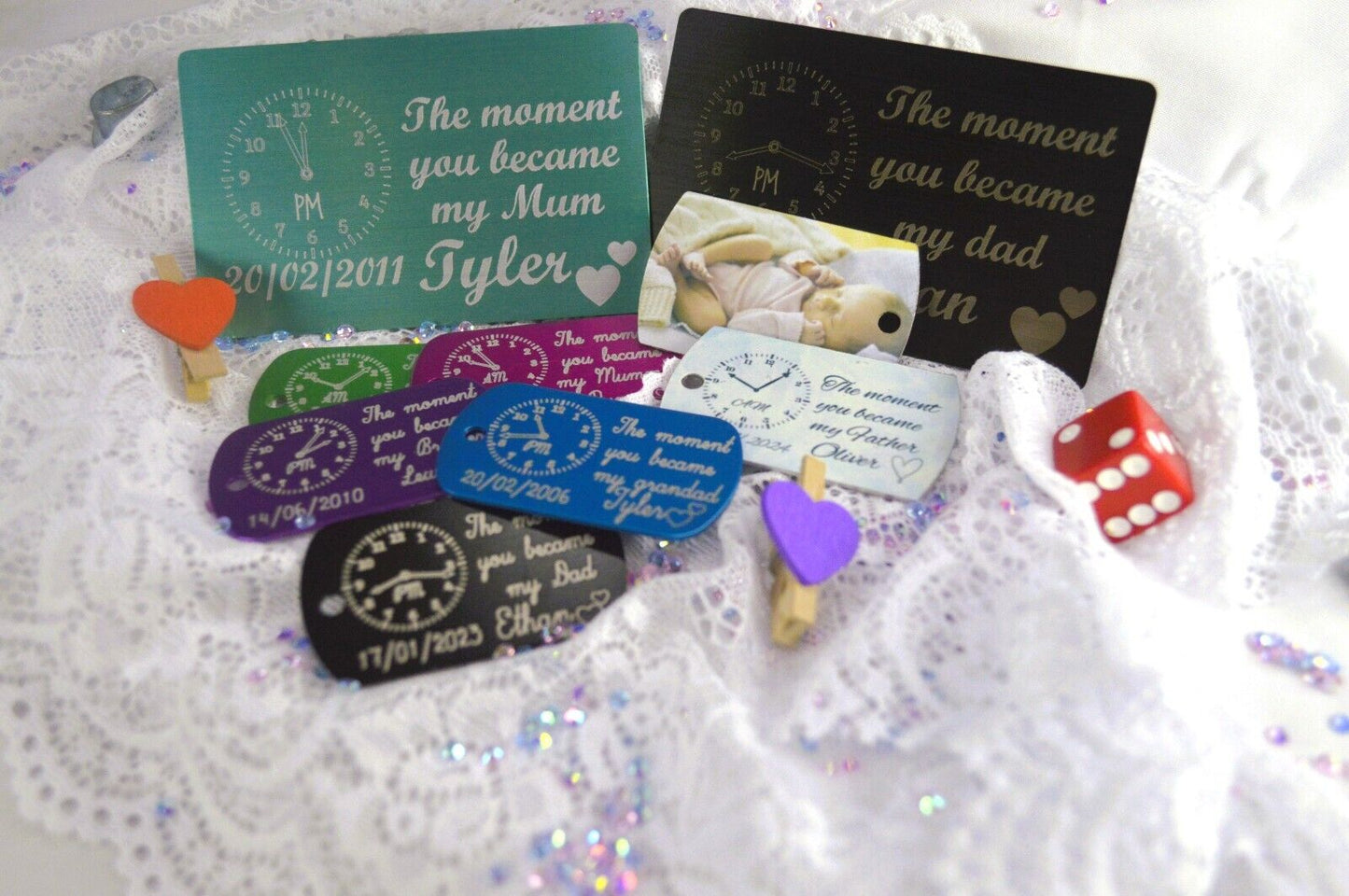 The moment you became my SISTER keychain and wallet card options FREE POSTAGE